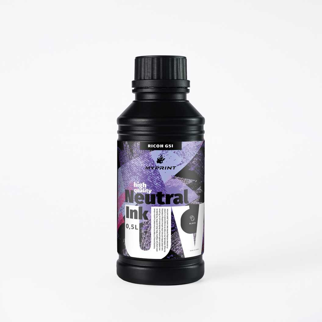 My Print UV LED neutral ink for UV printing for Ricoh G5I (05 L) black (11220) - фото 1 - Consumables for printing