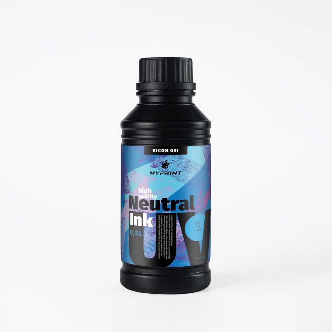 My Print UV LED neutral ink for UV printing for Ricoh G5I (05 L) cyan (11225) - фото 1 My Print UV LED neutral ink for UV printing for Ricoh G5I (05 L) cyan (11225) - фото 1 - Consumables for printing