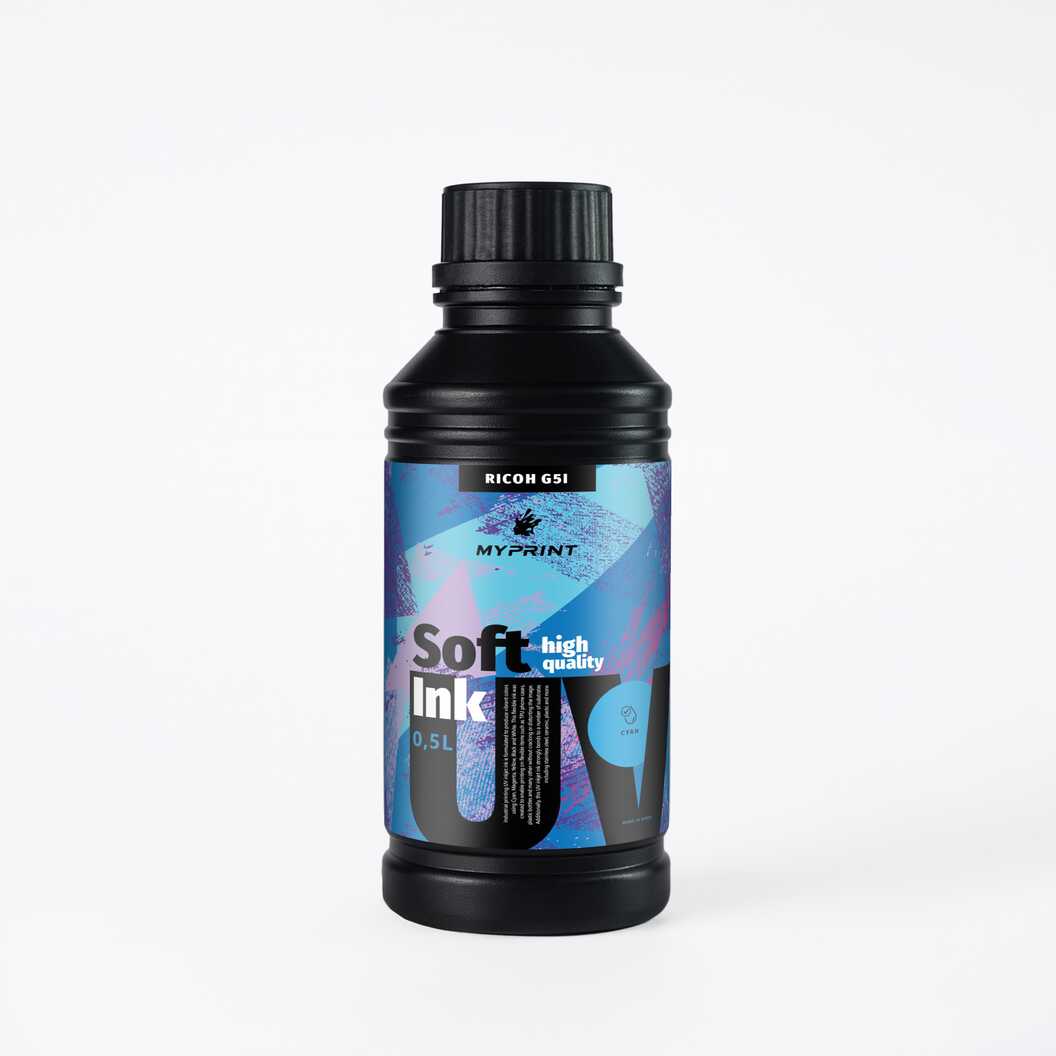 My Print UV LED soft ink for UV printing for Ricoh G5I (05 L) cyan (11230) - фото 1 My Print UV LED soft ink for UV printing for Ricoh G5I (05 L) cyan (11230) - фото 1 - Consumables for printing