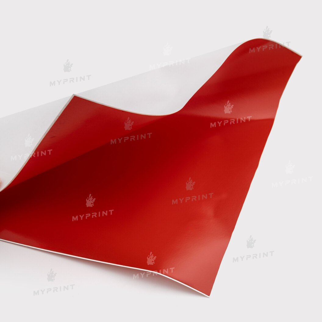 Самоклеюча плівка глянцева червона GL04 1 пог. м. (1*0,3 м) (12352) - фото 2 Самоклеюча плівка глянцева червона GL04 1 пог. м. (1*0,3 м) (12352) - фото 2 - Витратні матеріали для друку