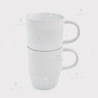 Кружка для сублимации белая складывающаяся одна на другую рифленая снизу (300 мл) (12690) - фото 3 Кружка для сублимации белая складывающаяся одна на другую рифленая снизу (300 мл) (12690) - фото 3 - Заготовки для сублимации