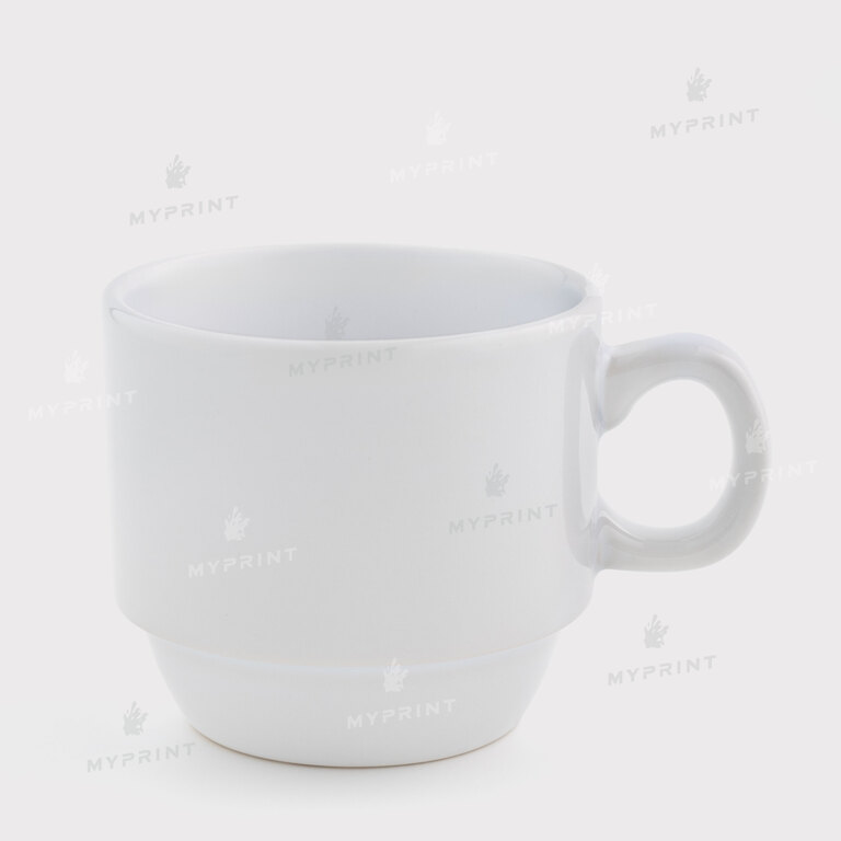 Чашка для сублімації біла, яка складається одна на іншу (150 мл) (12691) Чашка для сублімації біла, яка складається одна на іншу (150 мл) (12691)