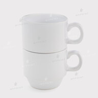 Кружка для сублимации белая складывающаяся одна на другую (150 мл) (12691) - фото 3 Кружка для сублимации белая складывающаяся одна на другую (150 мл) (12691) - фото 3 - Заготовки для сублимации