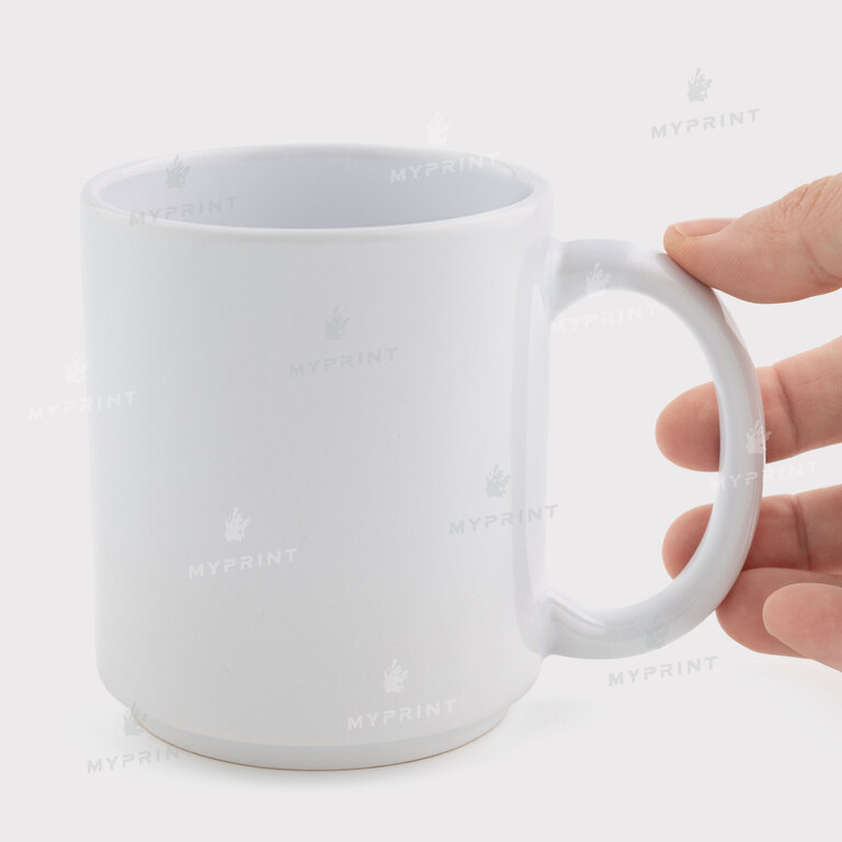 Кружка для сублимации белая складывающаяся одна на другую 11 Oz (330 мл) (10460) 