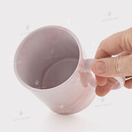 Чашка для сублімації мармурова рожева, яка складається одна на іншу (350 мл) (12670) - фото 3 - Заготовки для сублімації