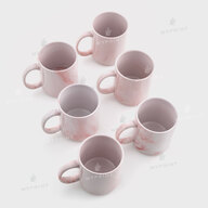 Чашка для сублімації мармурова рожева, яка складається одна на іншу (350 мл) (12670) - фото 5 - Заготовки для сублімації