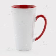 Кружка для сублимации латте цветная внутри с цветной ручкой красная 17 Oz (500 мл) (12654) - фото 1 Кружка для сублимации латте цветная внутри с цветной ручкой красная 17 Oz (500 мл) (12654) - фото 1 - Заготовки для сублимации