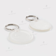 Keychain for sublimation acrylic double-sided round glossy white d = 50 mm, thickness 4 mm (11033) - фото 3 Keychain for sublimation acrylic double-sided round glossy white d = 50 mm, thickness 4 mm (11033) - фото 3 - Blanks for sublimation