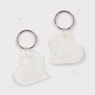 Keychain for sublimation acrylic double-sided in the shape of a heart glossy white 50*55 mm, thickness 4 mm (12199) - фото 1 Keychain for sublimation acrylic double-sided in the shape of a heart glossy white 50*55 mm, thickness 4 mm (12199) - фото 1 - Blanks for sublimation