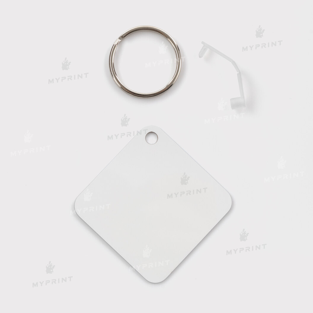 Брелок для сублімації металевий односторонній квадратний 50*50 мм, товщина 1,15 мм (12205) - фото 3 Брелок для сублімації металевий односторонній квадратний 50*50 мм, товщина 1,15 мм (12205) - фото 3 - Заготовки для сублімації