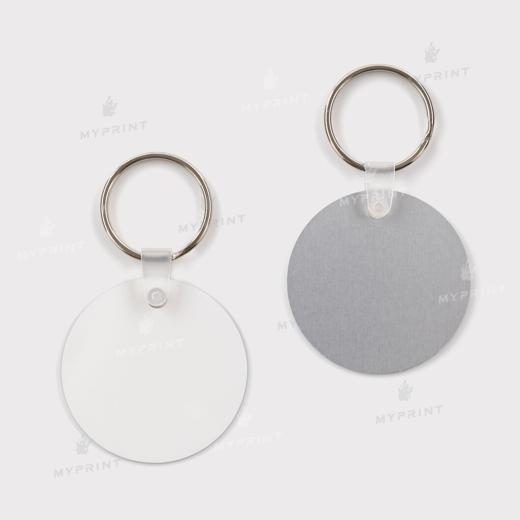 Keychain for sublimation metal one-sided round 50 mm, thickness 1.15 mm (12203) - фото 1 Keychain for sublimation metal one-sided round 50 mm, thickness 1.15 mm (12203) - фото 1 - Blanks for sublimation