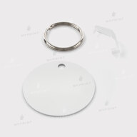 Keychain for sublimation metal one-sided round 50 mm, thickness 1.15 mm (12203) - фото 2 Keychain for sublimation metal one-sided round 50 mm, thickness 1.15 mm (12203) - фото 2 - Blanks for sublimation