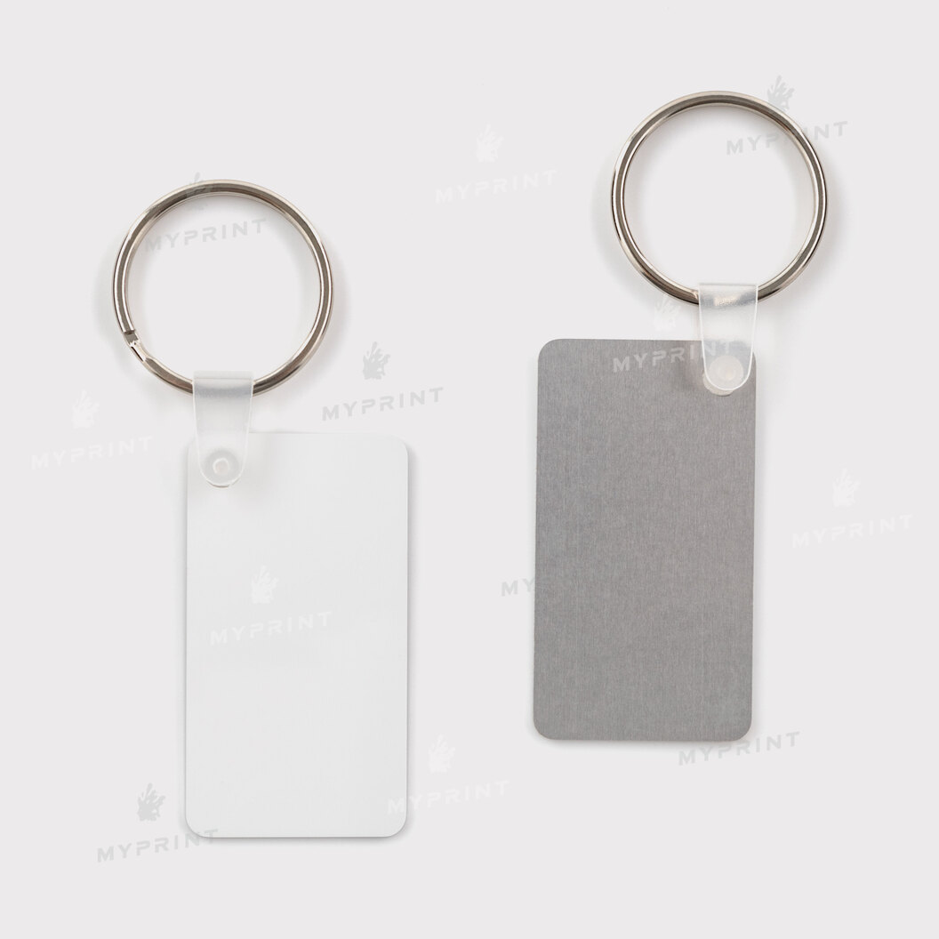 Keychain for sublimation metal one-sided rectangular 30*55 mm, thickness 1.15 mm (12206) - фото 1 Keychain for sublimation metal one-sided rectangular 30*55 mm, thickness 1.15 mm (12206) - фото 1 - Blanks for sublimation