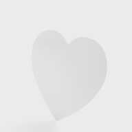 Metal for sublimation in the shape of a heart, glossy white, 203.2 mm, thickness 0.65 mm (12188) - фото 1 - Blanks for sublimation