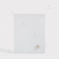 Photo frame for sublimation, metal with metal support, glossy white, 76.2*101.6 mm, thickness 0.65 mm (12220) - фото 2 - Blanks for sublimation