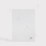 Photo frame for sublimation, metal with metal support, glossy white, 101.6*152.4 mm, thickness 0.65 mm (12223) - фото 2 - Blanks for sublimation