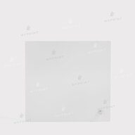 Photo frame for sublimation, metal with metal support, glossy white, 152.4*152.4 mm, thickness 0.65 mm (12224) - фото 2 - Blanks for sublimation