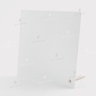 Photo frame for sublimation, metal with metal support, glossy white, 203.2*203.2 mm, thickness 0.65 mm (12226) - фото 1 - Blanks for sublimation