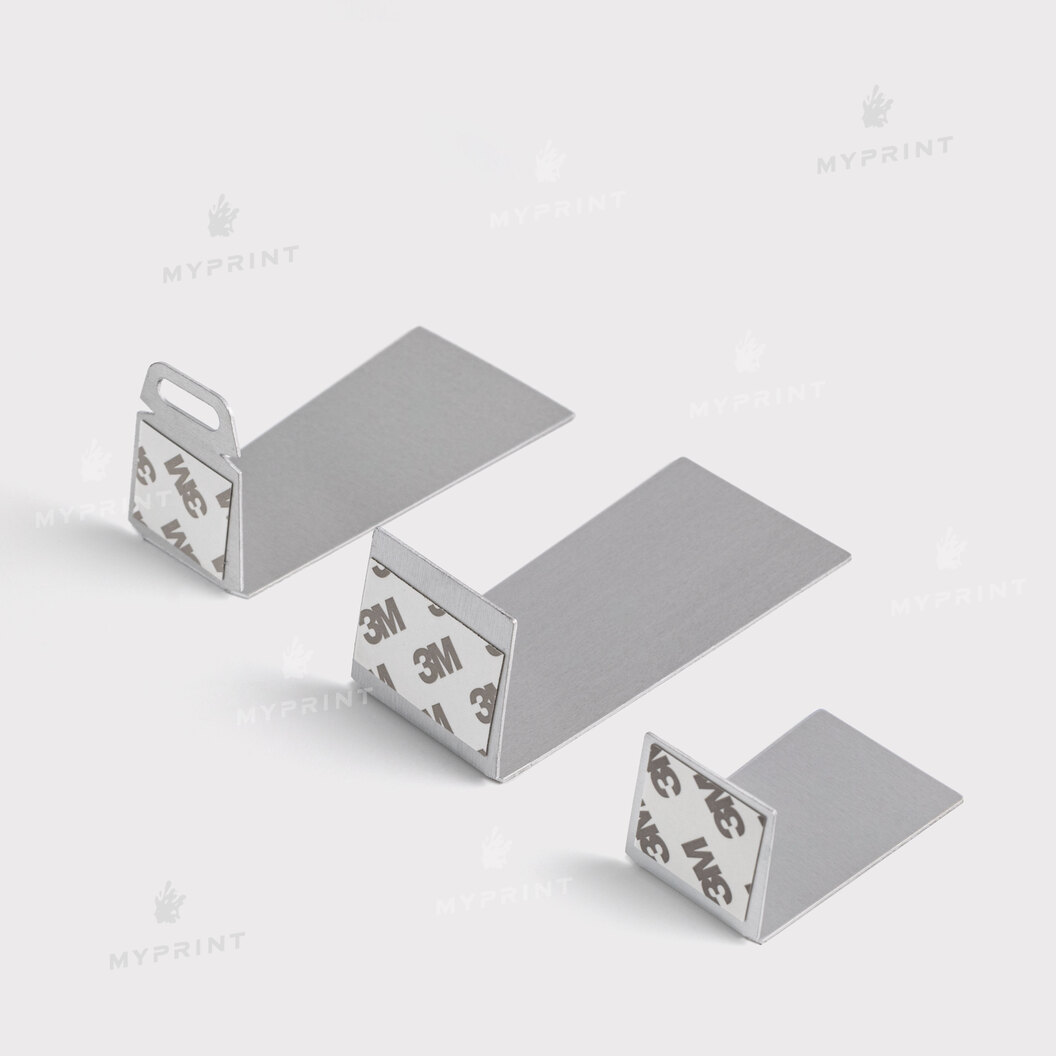 Металлическая ножка с креплением на стену 50*140 мм, толщина 1 мм (12246) - фото 4 - Заготовки для сублимации