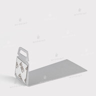 Металлическая ножка с креплением на стену 50*140 мм, толщина 1 мм (12246) - фото 2 - Заготовки для сублимации