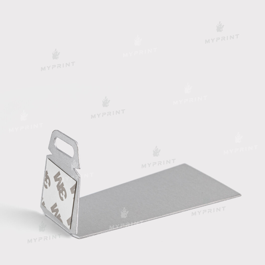 Металлическая ножка с креплением на стену 50*140 мм, толщина 1 мм (12246) - фото 2 - Заготовки для сублимации