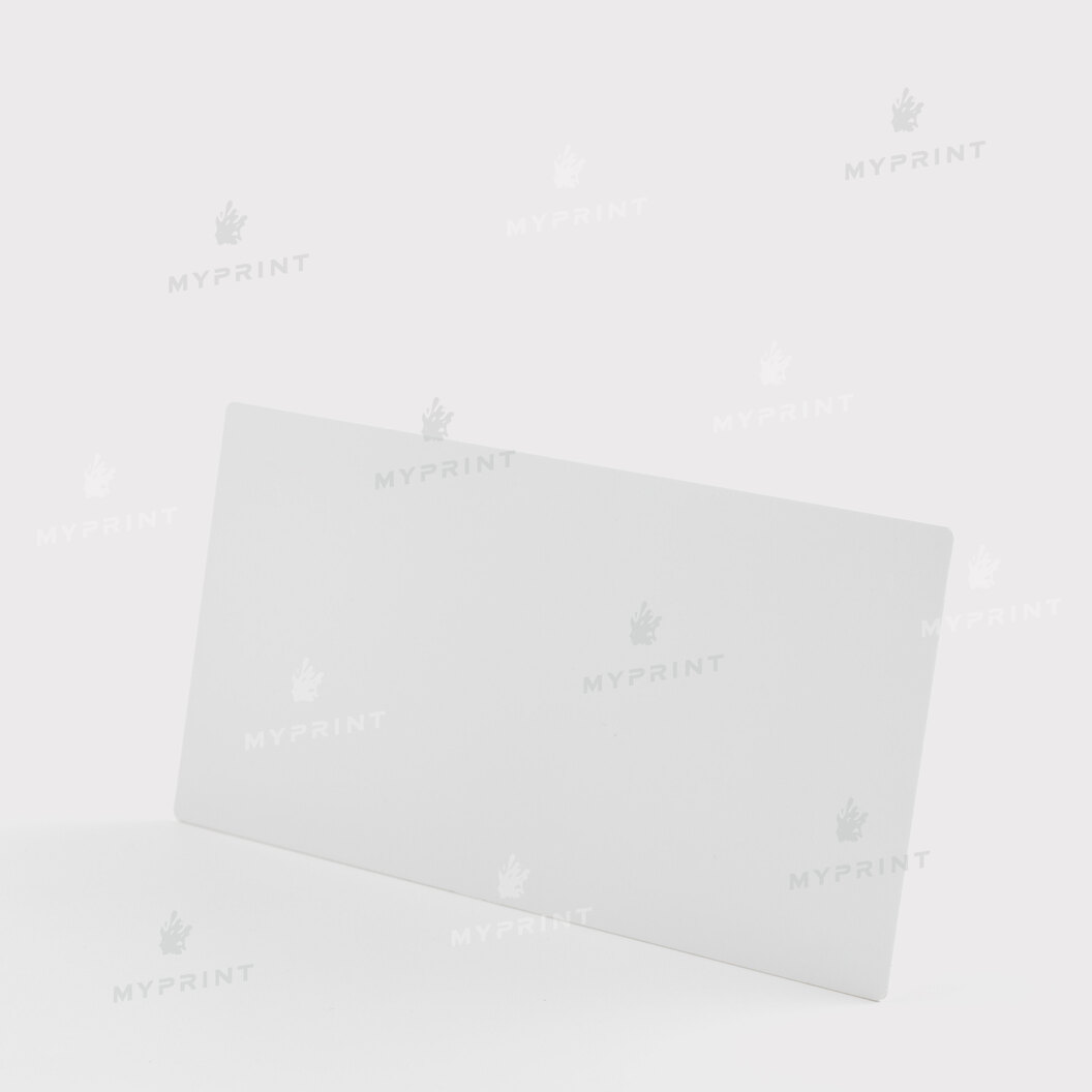 Метал для сублімації глянцевий білий 76,2*152,4 мм, товщина 0,65 мм (12181) - фото 1 - Заготовки для сублімації