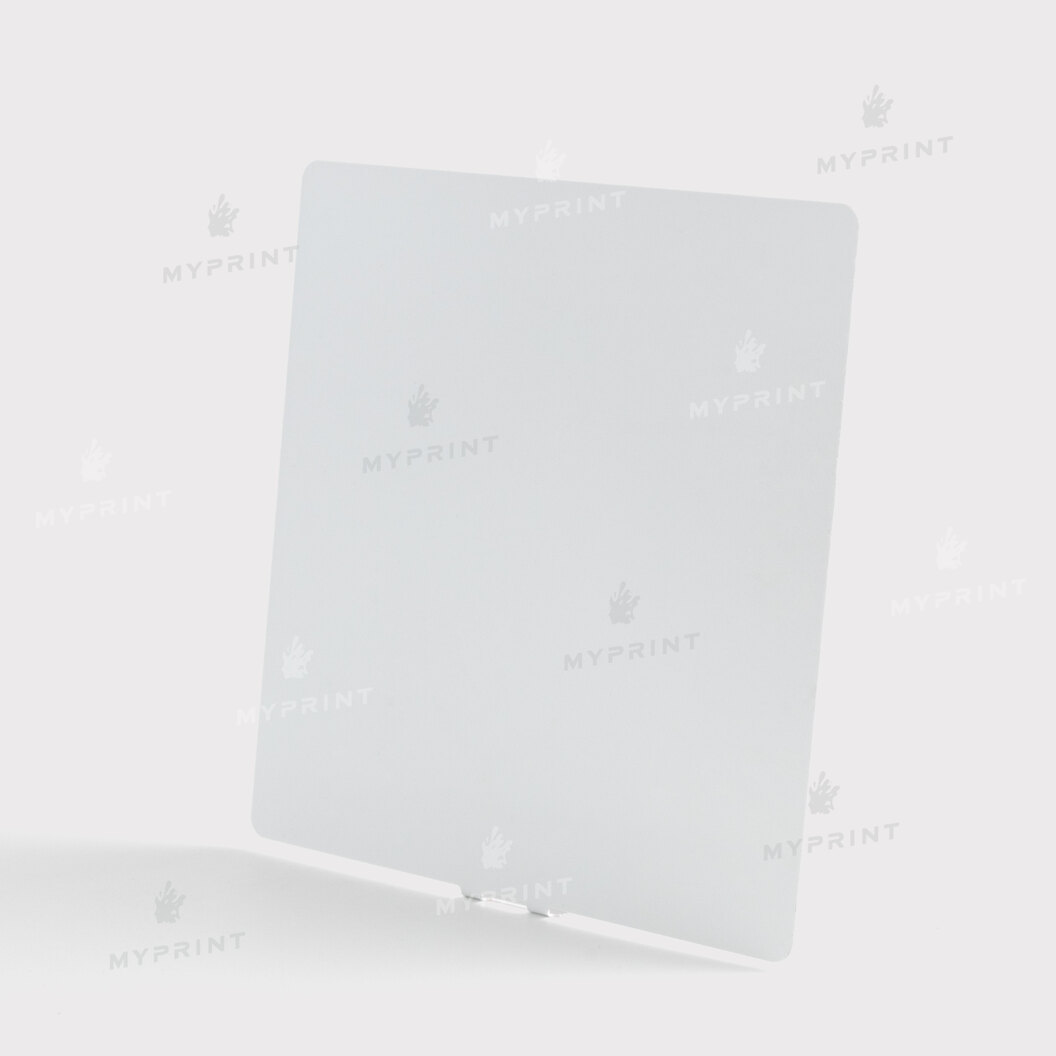 Фоторамка для сублімації металева цільна глянцева біла 152*152 мм, товщина 0,65 мм (12207) - фото 1 - Заготовки для сублімації