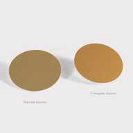 Metal disc for sublimation glossy gold diameter 3.8 cm, thickness 0.55 mm (12190) - фото 3 - Blanks for sublimation