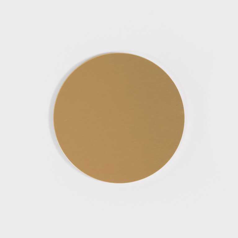 Metal disc for sublimation matte gold d = 5 cm (7165) 