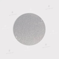 Металевий диск для сублімації глянцеве срібло діаметр 5 см, товщина 0,55 мм (12195) - фото 1 - Заготовки для сублімації