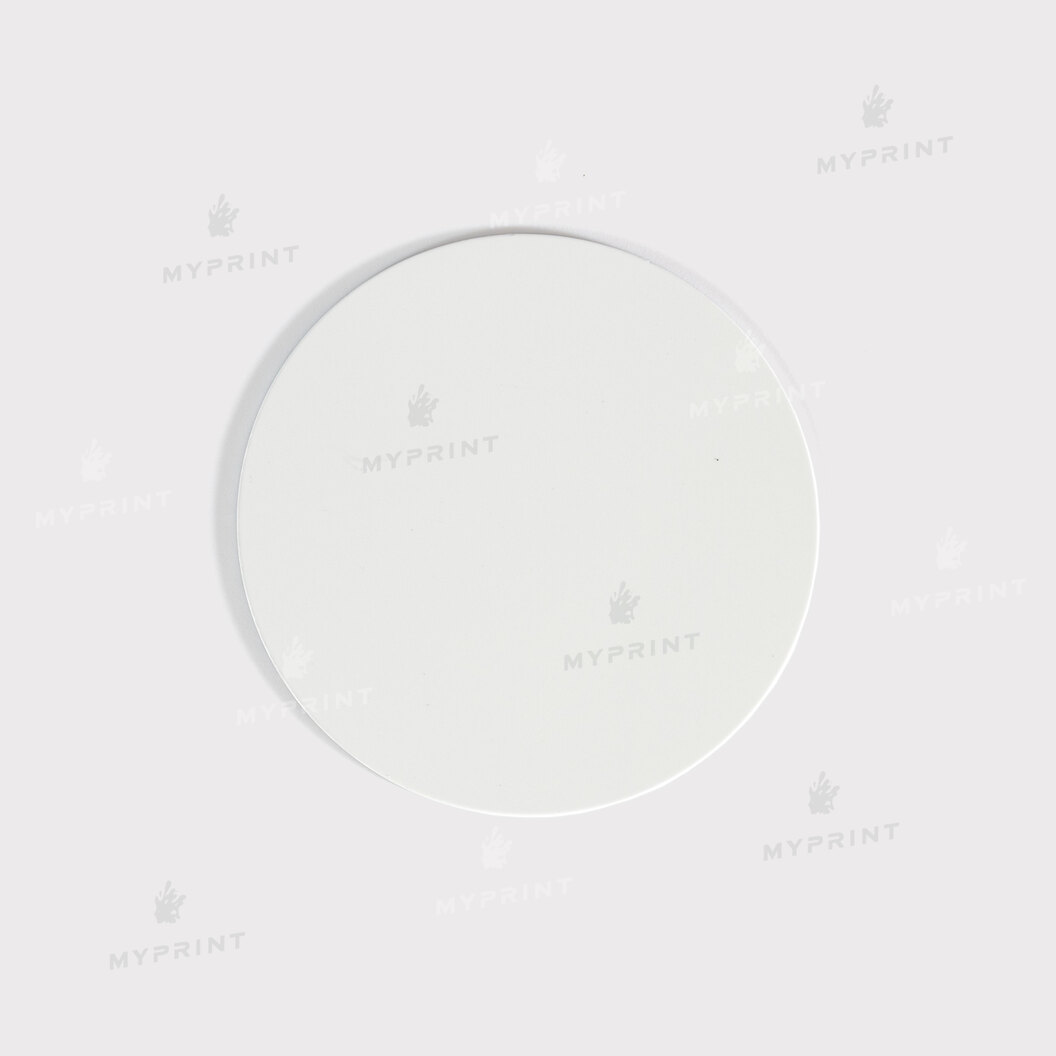Metal disc for sublimation, matte white, diameter 5 cm, thickness 0.55 mm (12196) - фото 1 Metal disc for sublimation, matte white, diameter 5 cm, thickness 0.55 mm (12196) - фото 1 - Blanks for sublimation