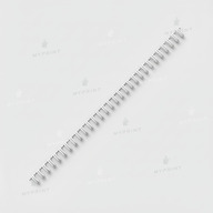 Double-loop wire binding for A4, 3:1, 34 loops, 6,4 mm, white, 100 pcs. (12760) - фото 1 - Printing equipment and materials
