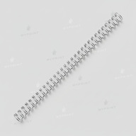 Металева пружина з подвійною петлею для брошурування А4, 3:1, 34 петлі, 9,5 мм, срібляста, 100 шт. (12767) - фото 1 - Поліграфічне обладнання і матеріали