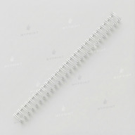Double-loop wire binding for A4, 3:1, 34 loops, 11,1 mm, white, 100 pcs. (12769) - фото 1 - Printing equipment and materials