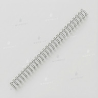 Double-loop wire binding for A4, 3:1, 34 loops, 11,1 mm, silver, 100 pcs. (12770) - фото 1 - Printing equipment and materials