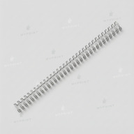 Double-loop wire binding for A4, 3:1, 34 loops, 12,7 mm, silver, 100 pcs. (12773) - фото 1 - Printing equipment and materials