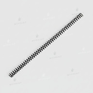 Plastic spiral binding coil for A4, 4:1, 48 loops, 10 mm, black, 100 pcs. (12781) - фото 1 - Printing equipment and materials