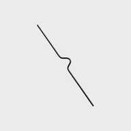 Вішак для календаря (ригель) 150 мм, чорний, 100 шт. (12806) - фото 1 - Поліграфічне обладнання і матеріали