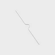 Calendar hanger (rail) 150 mm, white, 100 pcs. (12807) - фото 1 - Printing equipment and materials