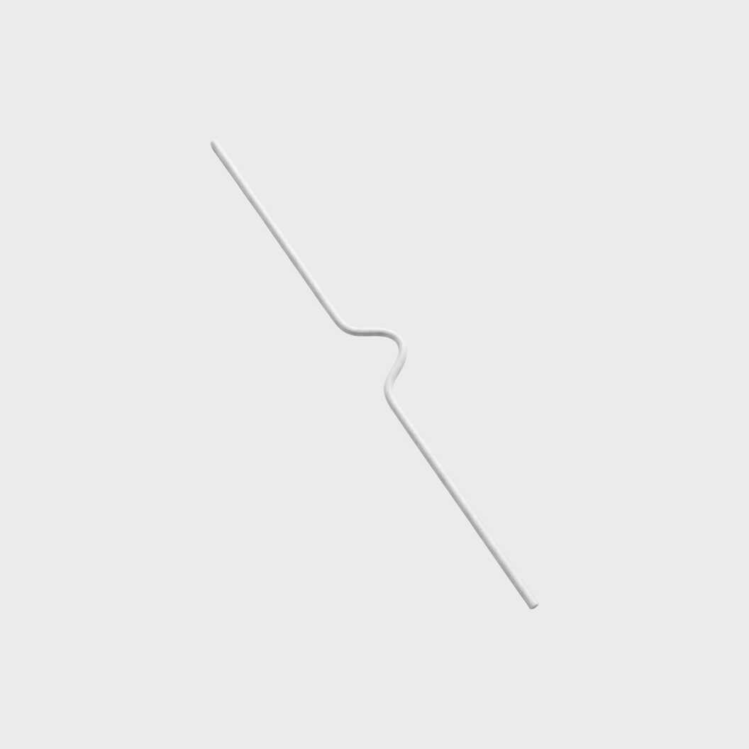 Calendar hanger (rail) 150 mm, white, 100 pcs. (12807) - фото 1 - Printing equipment and materials