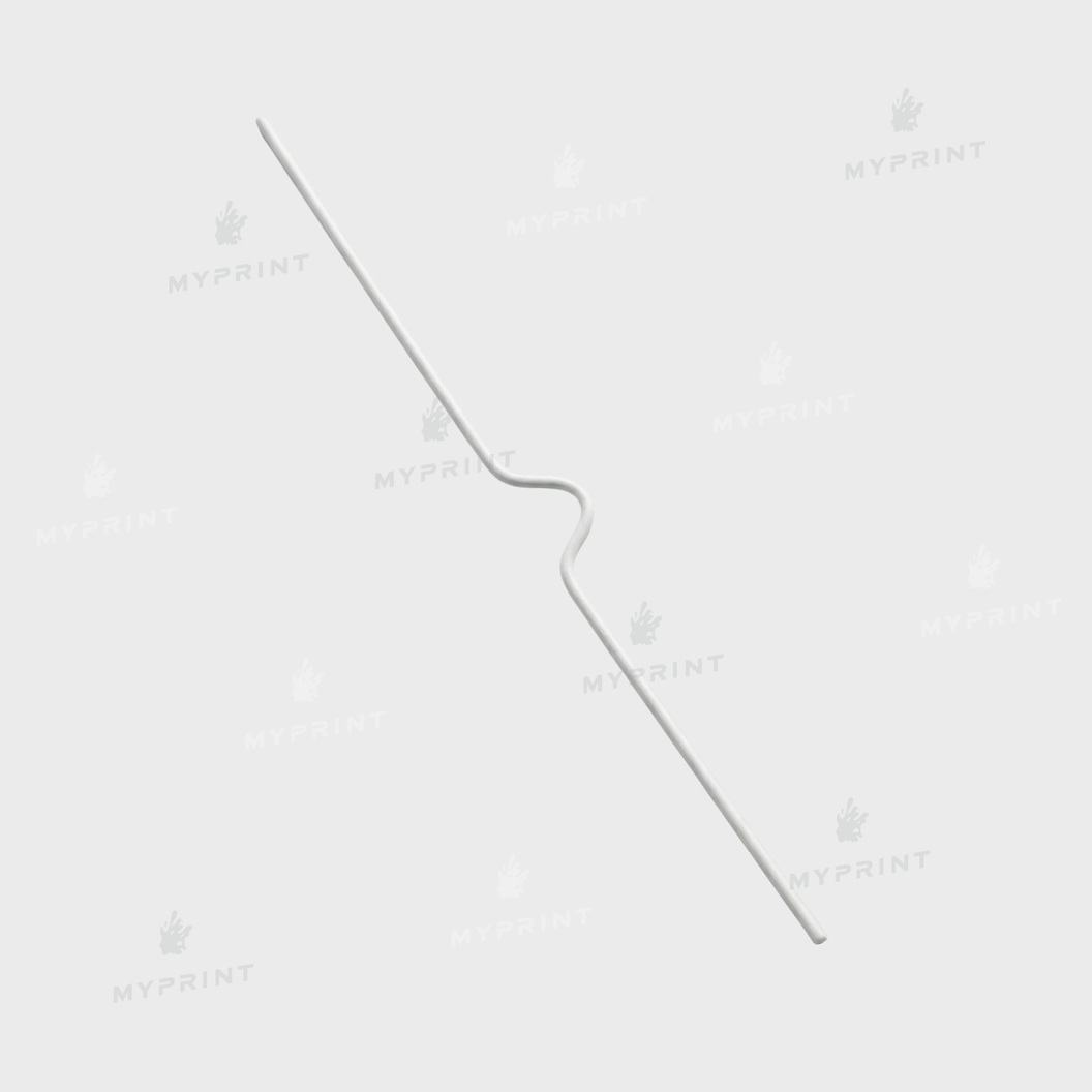 Вішак для календаря (ригель) 200 мм, білий, 100 шт. (12809) - фото 1 - Поліграфічне обладнання і матеріали