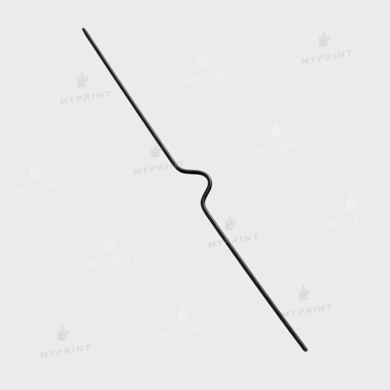 Calendar hanger (rail) 250 mm, black, 100 pcs. (12810) 