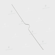 Вішак для календаря (ригель) 250 мм, білий, 100 шт. (12811) - фото 1 - Поліграфічне обладнання і матеріали