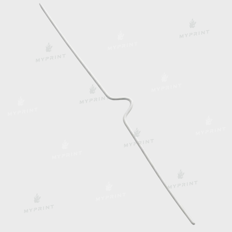 Calendar hanger (rail) 300 mm, white, 100 pcs. (12813) 