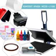 Комплект обладнання для термотрансферу з планшетним термопресом HP450A, плотером MC330, принтером Epson L11050 (7930) - фото 1 - Термопреси