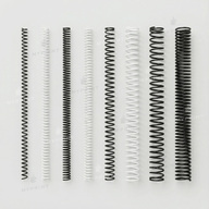 Plastic spiral binding coil for A4, 4:1, 48 loops, 14 mm, white, 100 pcs. (12786) - фото 3 - Printing equipment and materials