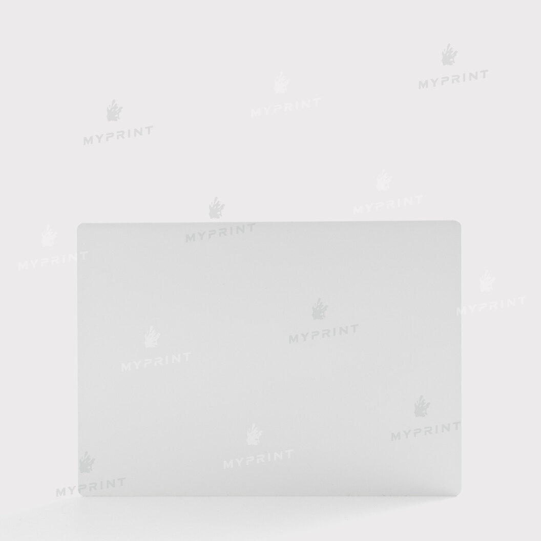 Металл для сублимации глянцевый белый 76,2*101,6 мм, толщина 0,65 мм (12180) - фото 2 - Заготовки для сублимации