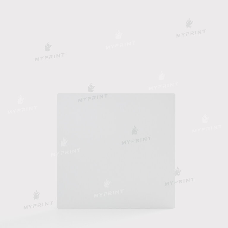 Металл для сублимации глянцевый белый 101,6*101,6 мм, толщина 0,65 мм (12182) 