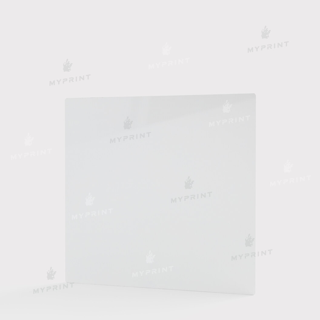 Металл для сублимации глянцевый белый 152,4*152,4 мм, толщина 0,65 мм (12184) - фото 1 - Заготовки для сублимации