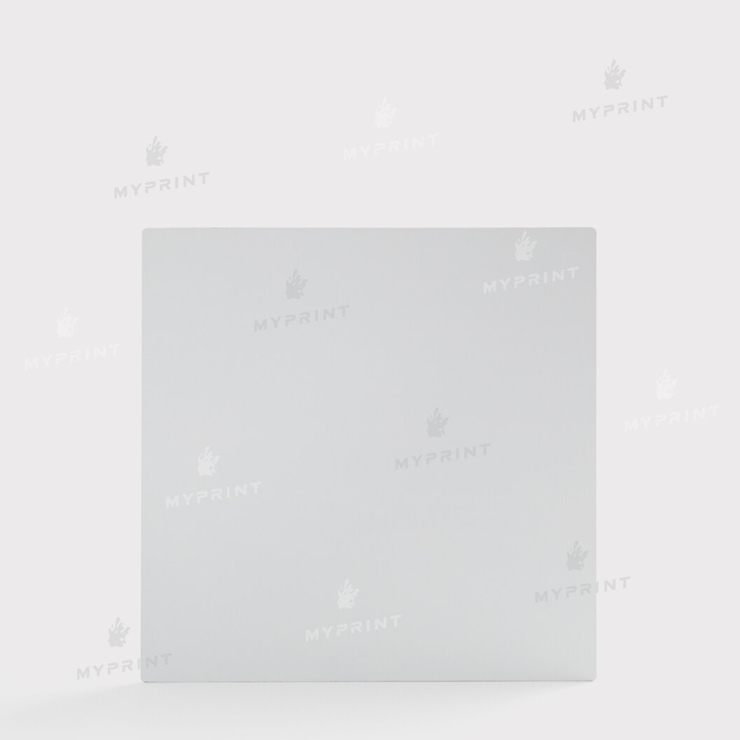 Металл для сублимации глянцевый белый 152,4*152,4 мм, толщина 0,65 мм (12184) - фото 2 - Заготовки для сублимации